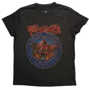 Aerosmith - Aero Force Unisex Large T-Shirt - Grey, Black