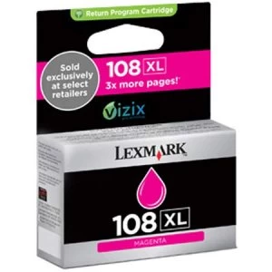 Lexmark 108XL Magenta Ink Cartridge