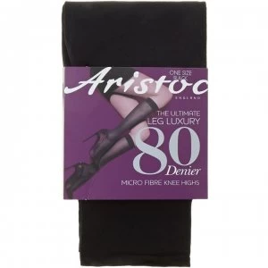 Aristoc The ultimate luxury leg 80 denier knee high socks - Black