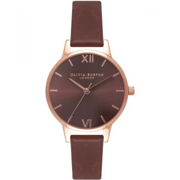 Chocolate Dial Brown & Rose Gold Watch