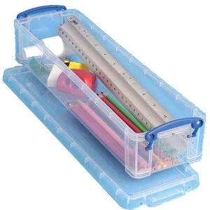Really Useful 1.5L PencilStationery Box Clear