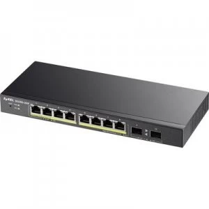 ZyXEL 10x GE GS1900-10HP 8x PoE Ports, 2x SFP Network switch 10 ports