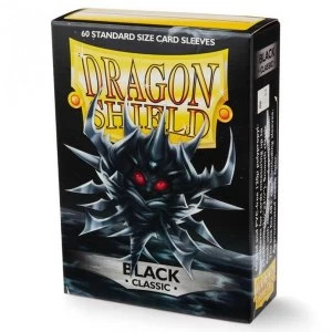 Dragon Shield Classic - Black 60 Sleeves In Box - 10 Packs