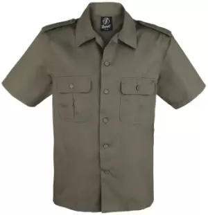 Brandit 1/2 Sleeve US Shirt Short-sleeved Shirt olive