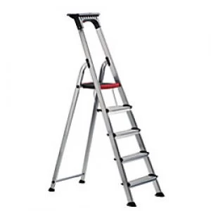 GPC Ladder 5 Steps Aluminium Capacity: 150 kg