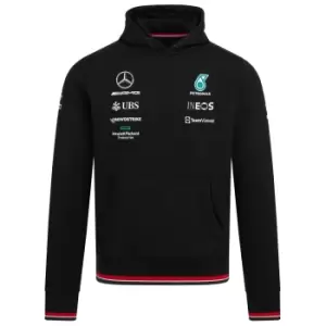 2022 Mercedes Team Hooded Sweat (Black)