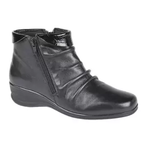 Mod Comfys Womens/Ladies Softie Leather Flexible Ankle Boots (3 UK) (Black)