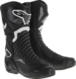 Alpinestars Stella SMX-6 V2 Ladies Motorcycle Boots, black-white, Size 36 for Women, black-white, Size 36 for Women