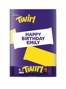 Personalised Cadbury Twirl Favourites Box, One Colour, Women