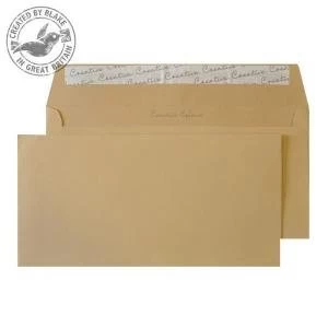 Blake Creative Colour DL 120gm2 Peel and Seal Wallet Envelopes Biscuit