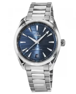Omega Seamaster Aqua Terra 150m Master Co-Axial Automatic Chronometer 41mm Blue Dial Stainless Steel Mens Watch 220.10.41.21.03.001 220.10.41.21.03.0