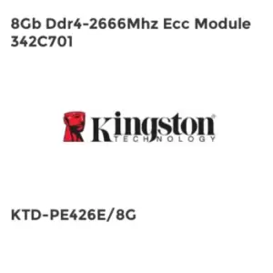 8Gb Ddr4-2666Mhz Ecc Module 342C701