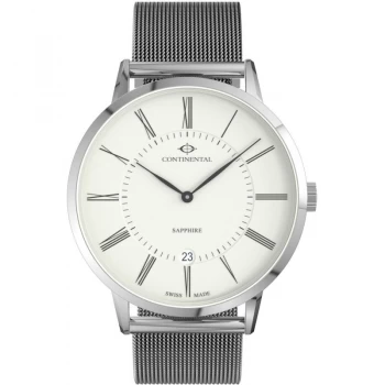 Continental Silver 'Classic' Mens Watch - 18501-gd101110