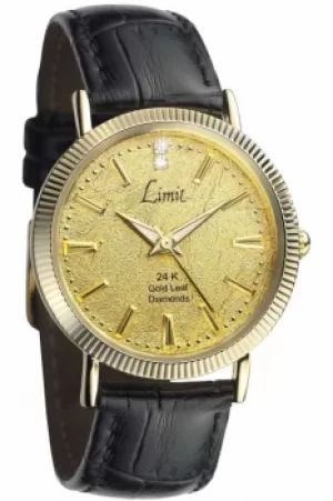 Mens Limit 24 carat gold dial Watch 5441.01
