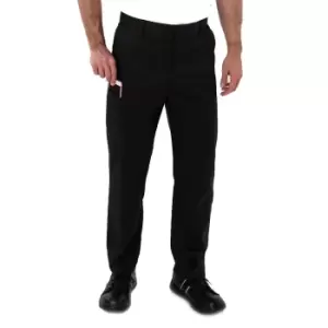 AFD Mens Slim Fit Stretch Trousers (S) (Black)