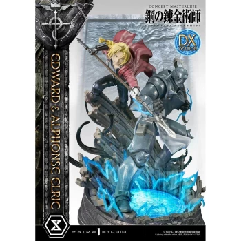 Prime 1 Studio Fullmetal Alchemist Concept Masterline Statue - Edward and Alphonse Elric (Deluxe Version)