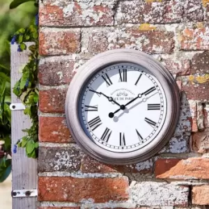 Smart Garden Outside In Biarritz 12-Inch Wall Clock