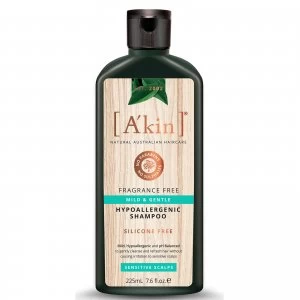 Akin Mild & Gentle Fragrance Free Shampoo 225ml