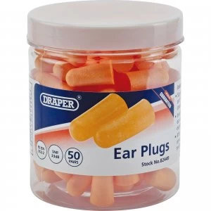 Draper Ear Plugs Pack of 50