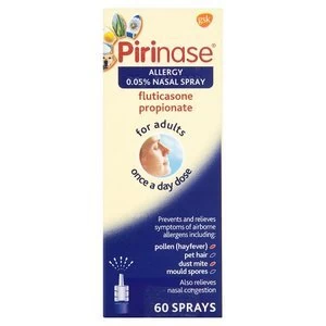 Pirinase Hay fever 0.05 percent Nasal Spray - 60 Sprays