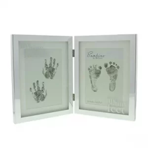 Bambino Double Handprint & Footprint Photo Frame
