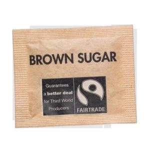 Fairtrade Brown Sugar Sachets Pack of 1000
