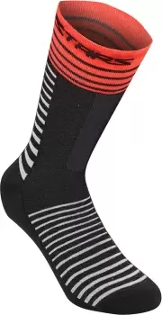 Alpinestars Drop 19 Socks, black-red Size M black-red, Size M