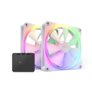 NZXT F140 RGB TWIN Computer case, Processor Fan 14cm White 2 pc(s)