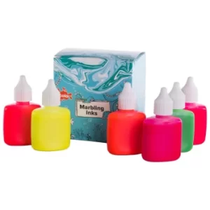 Scola MIF25/6/A Marbling Ink Fluorescent 6 Assorted