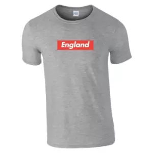 Classicos de Futebol England Fan T Shirt - Grey