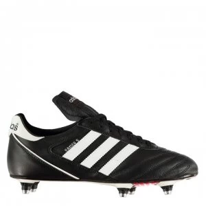 adidas Kaiser 5 Cup Football Boots Soft Ground - Black/White