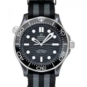 Seamaster Diver 300 M Co-Axial Master Chronometer 43.5mm Automatic Black Dial Black Ceramic Mens Watch