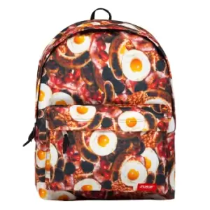 Zukie London Fry Up Backpack (One Size) (Red/Black/Yellow)