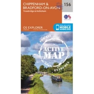 Chippenham and Bradford-on-Avon: 156 by Ordnance Survey (Sheet map, folded, 2015)