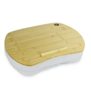 Bamboo Cushioned Laptop Tray M&W