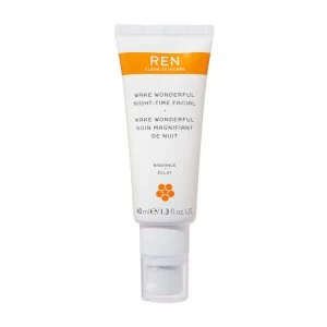 REN Clean Skincare Radiance Wake Wonderful Night-Time Facial