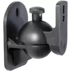 My Wall HB 4 L Speaker wall mount Swivelling/tiltable Distance to wall (max.): 6cm Black 1 Pair