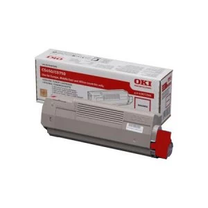 OKI 43872306 Standard Capacity Magenta Laser Toner Ink Cartridge