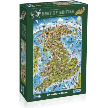 Best of British Jigsaw Puzzle - 1000 Pieces