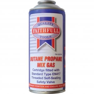 Faithfull Butane Propane Gas Cartridge 170g