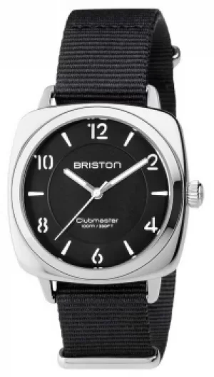 Briston Unisex Clubmaster Chic Black Steel With Nato Strap Watch