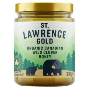 St Lawrence Gold Organic Wild Clover Honey, 330g
