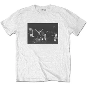 Queen - Crowd Shot Mens XX-Large T-Shirt - White
