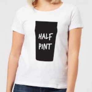 Half Pint Womens T-Shirt - White - 5XL