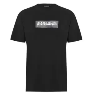 Napapijri Small Box Shirt Sleeve T Shirt - Black