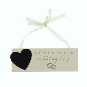 Amore By Juliana Countdown to Wedding Plaque with Chalk