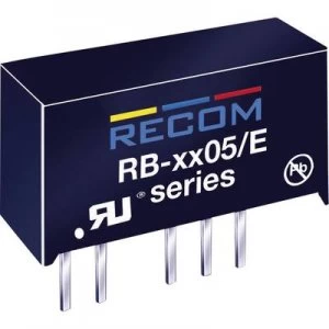 RECOM RB 0505SE DCDC converter print 5 Vdc 5 Vdc 200 mA 1 W No. of outputs 1 x