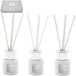 Desire Set Of 3 Diffusers, Pure Linen, White Lily Sandalwood & White Birch Fragrance By Lesser & Pavey