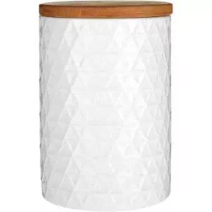 Geome Dolomite and White Tri Canister - Premier Housewares