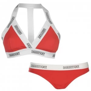 Slazenger Branded Bikini Ladies - Red